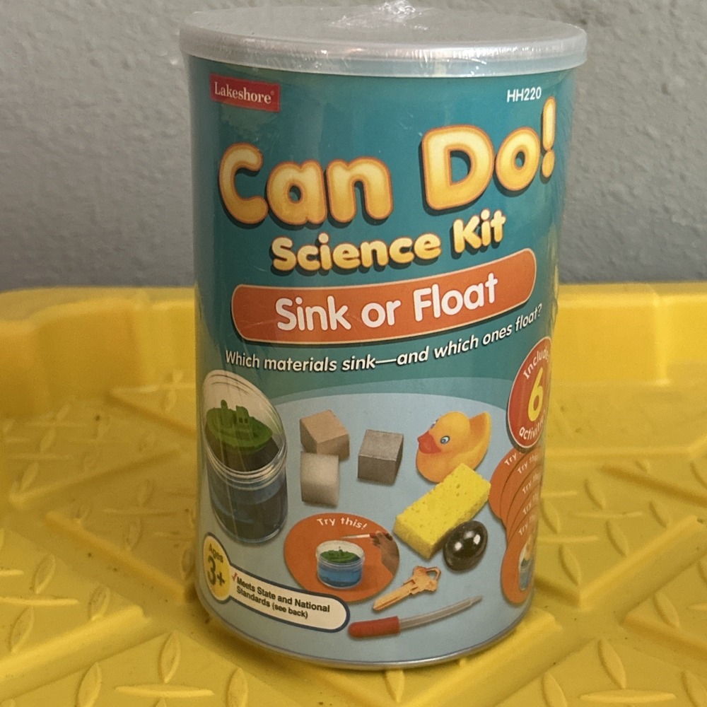 Lakeshore Can Do! Science Kit Sink Or Float HH220 Hands On New